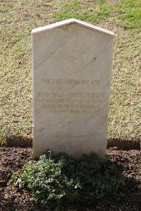 Ismailia War Memorial Cemetery - Anderson, Noel J.